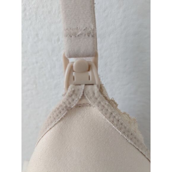 WACOAL Underwire T-Shirt Nursing Bra Full Coverage Everyday Sand 859221 Sz 32DDD - Picture 3 of 7